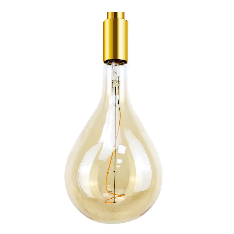 R160 Amber 4.0w 200 lumen 2200k cct 160mm ledede glødetrådens energieffektive pære